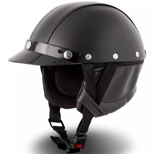 Capacete Custom Vintage Coquinho Scooter Moto Elétrica Bike Ciclismo - Pro Tork