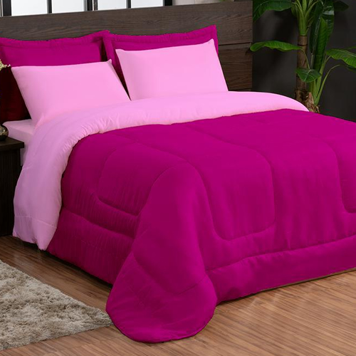 kit dupla face casal queen 5 peças amarelo com preto