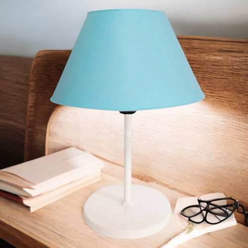 Luminária Mesa Abajur Cúpula injetada Aramado Decoração Bancada Escritório Quarto Moderno