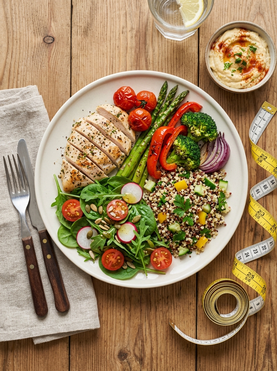 Alimentação e déficit calórico para emagrecimento