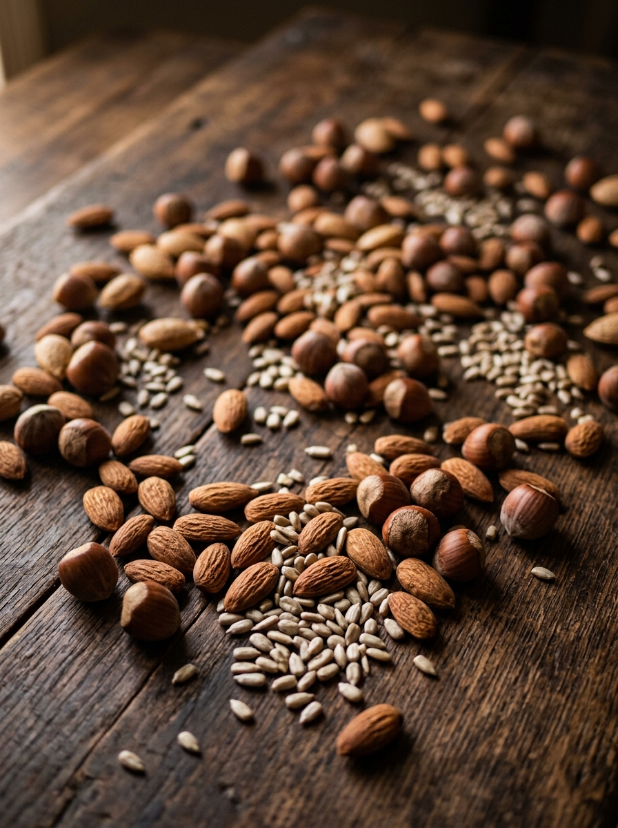 Oleaginosas fontes de vitamina E
