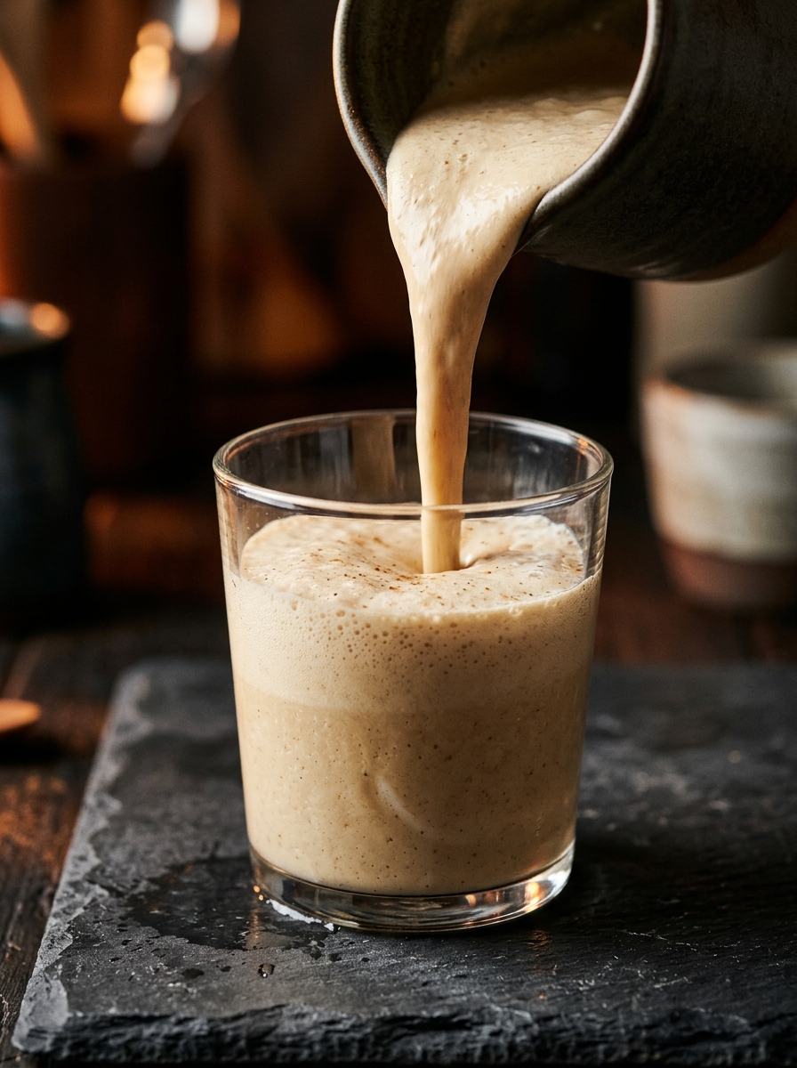 Shake cremoso de whey protein concentrado
