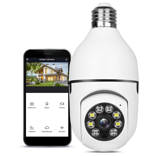 Câmera De Segurança IP Sem Fio Wifi Night Vision Microfone Alto-Falante Aplicativo De Acesso Remoto