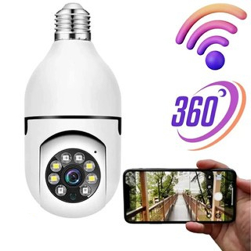 Kit Câmera Segurança Prova D'água Infravermelho Lâmpada Sem Fio Wifi - Yoosee