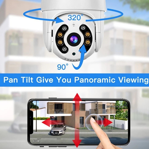 KIT Câmera Segurança Wifi Smart IP ICSEE A8 Áudio Infravermelho Sem Fio Casa-MOBY