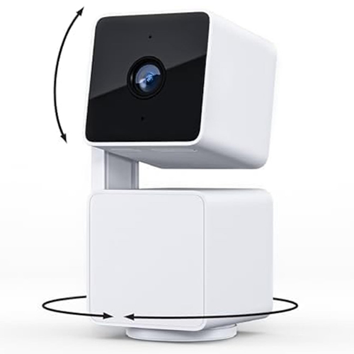 WYZE Cam Pan V3 Interior/Exterior Classificação Ip65 1080P Pan/Inclinar/Câmera De Segurança Residencial Inteligente Wi-Fi Com Ampliação Com Cor Visão Noturna, Áudio Bidirecional,Branco