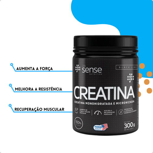Creatina 100% pura 300g - Life Sense Nutrition