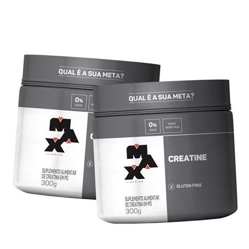 Kit Creatina Max Titanium 300g