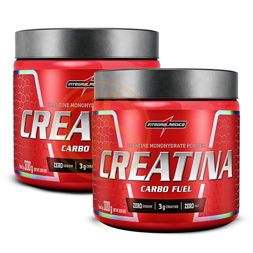 Kit Creatina Monohidratada Carbo Fuel 300g Integralmedica