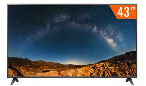 Smart TV LED 43 Ultra HD 4K LGHDMI 2 USB Wi-Fi Bluetooth HDR10